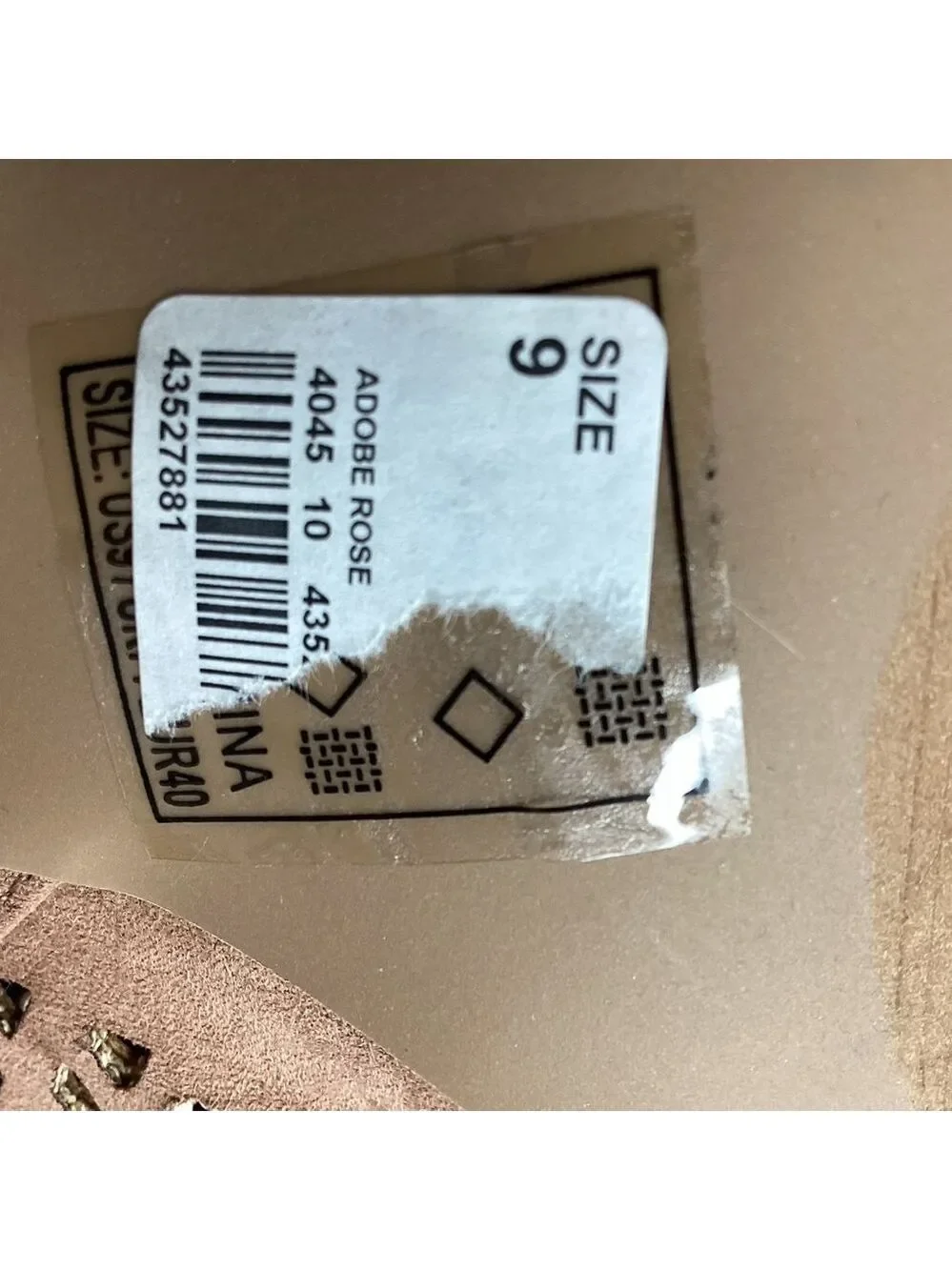QUPID CHAMBER 24 SIZE 9‎ TAN HEELS SHOES PUPEEP TOE PERFORATED BOOTIE BOOTS